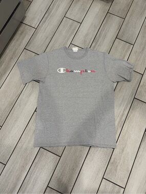 Champion Men’s Vintage Gray Logo T-Shirt
